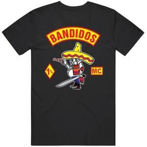 Bandidos Motorcycle Club T Shirt, Retro Biker Outlaw Tee, Western Shirt